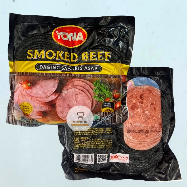 

Daging Asap - Yona Smoked Beef Daging Sapi Asap 500Gram Daging Asap