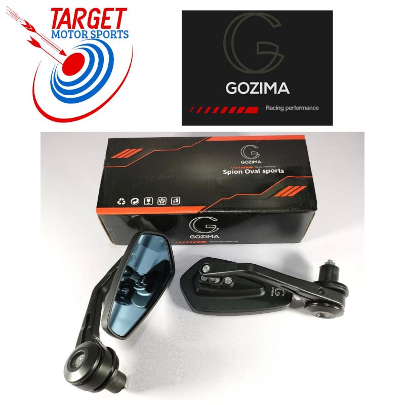 Spion Jalu oval Gozima spion bar end MX king Vario Beat street Vixion universal Motor