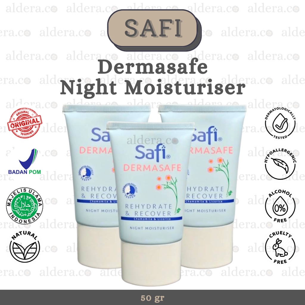 SAFI Dermasafe Night Moisturiser — Safi Dermasafe Night Moisturizer , Safi Dermasafe Gentle Care ,  