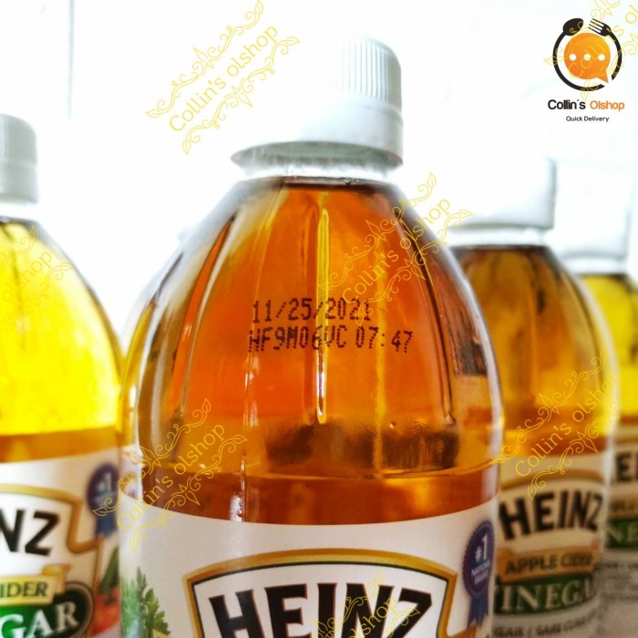 

Ge02G Heinz Apple Cider Vinegar 16 Oz / Heinz Cuka Apel 473 Ml Best Seller Ds5G