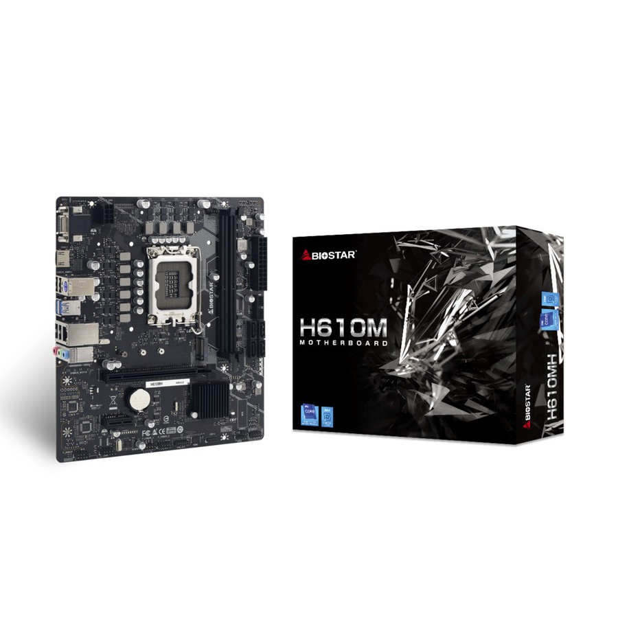 Motherboard BIOSTAR H610MH Intel H610 LGA 1700 DDR4 Micro ATX