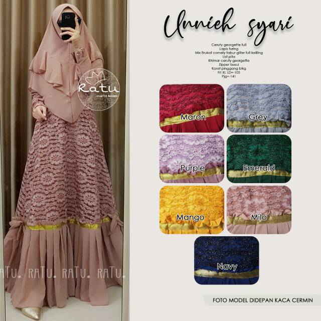 UNNIEH GAMIS SYARI MURAH SOLO