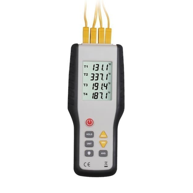 Thermometer Digital Thermocouple LCD 4 Channel HT9815 with BOX CASE