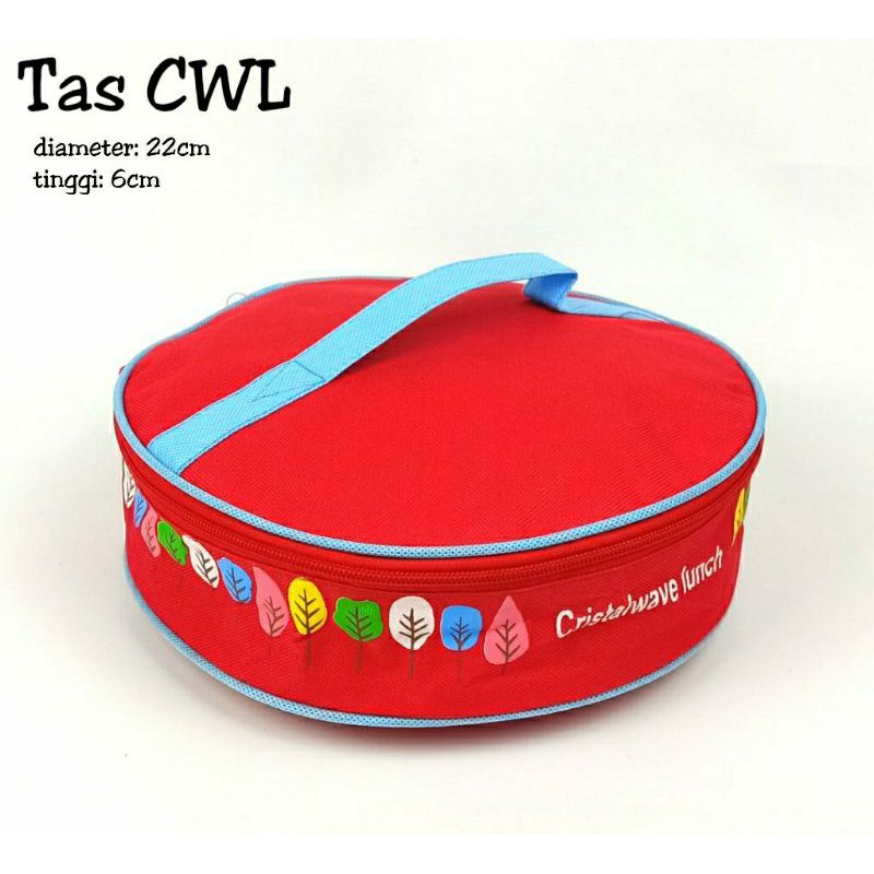 TAS CWL/TAS CRISTALWAVE/TAS BEKAL BULAT1/tas bekal sekolah/tas bekal anak/tas bekal ini kantor