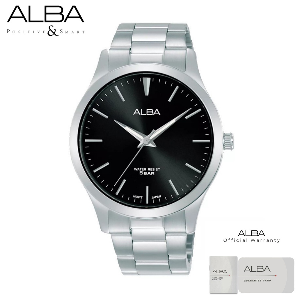 Alba Pria ARSY99X1 Jam Tangan Pria Alba Original ARSY99 Quartz Stainless Steel Strap