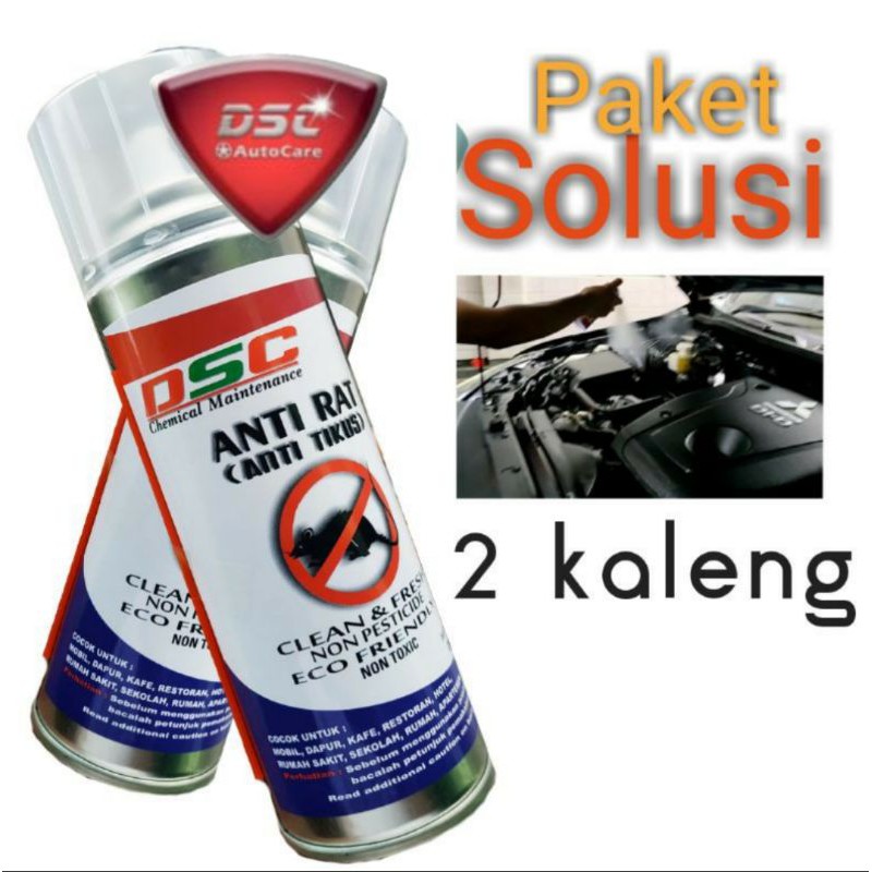 Pengusir tikus kap mobil / antirat dsc 2 botol ukuran 250 ml lebih hemat