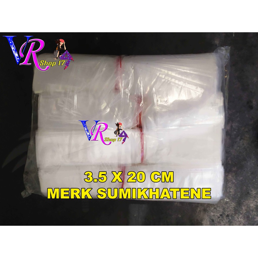 Plastik Es Lilin 3,5x20 PE Es Mambo 3x20 cm Plastik Saus Sambal 1/2 kg