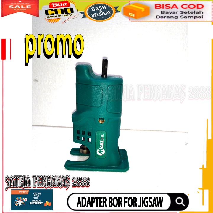 MAILTANK BISA (COD) BAYAR DITEMPAT Gergaji Mesin Adapter reciprocating Jigsaw / tambahan jig saw-5