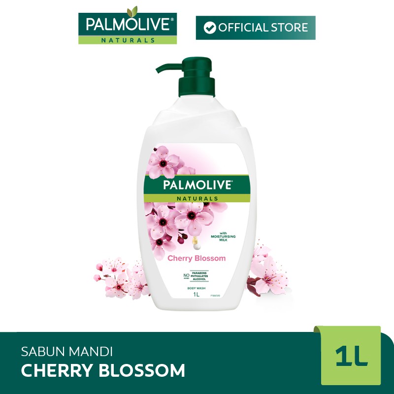 Palmolive Naturals Honey / Orchid / Cherry Blossom Shower Milk - Sabun Mandi 1L