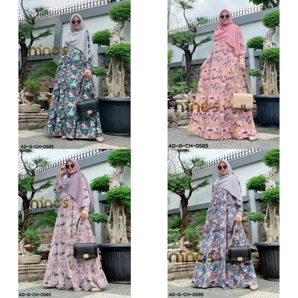 Nino's Dress 0585 (03) - Dress Nino's - Dress Ninos Motif - Ninos Design - Dress Muslim - Ninos ori