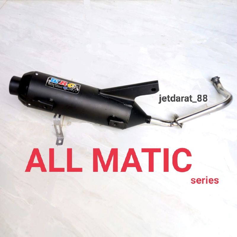 knalpot racing TSUKIGI WRC untuk semua motor MATIC MIO./ALL TYPE MIO. mio sporty/mio smile/mio soul 
