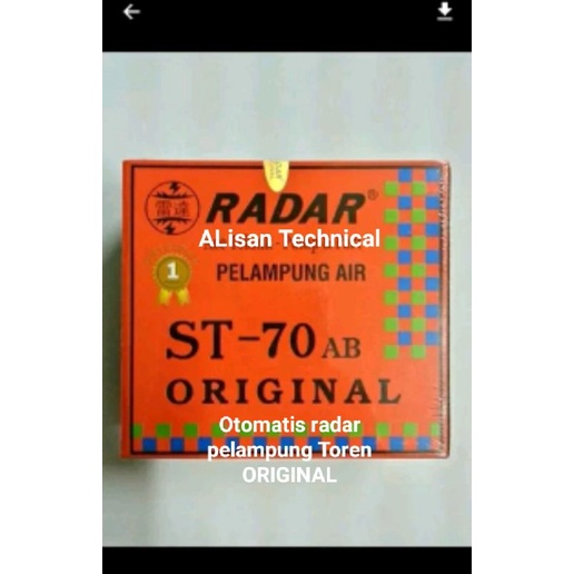 otomatis radar pelampung air Toren ORIGINAL