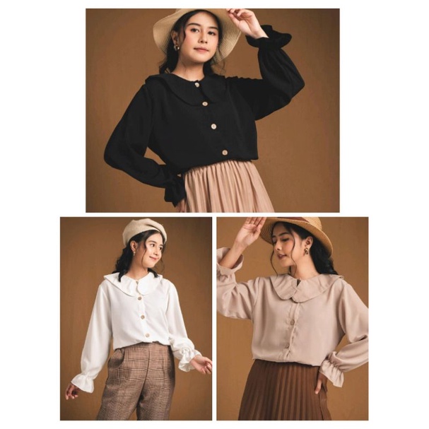 Nowelle Blouse Blouse Wanita Murah Kemeja Wanita Blouse Wanita Kekinian Baju Wanita Kekinian