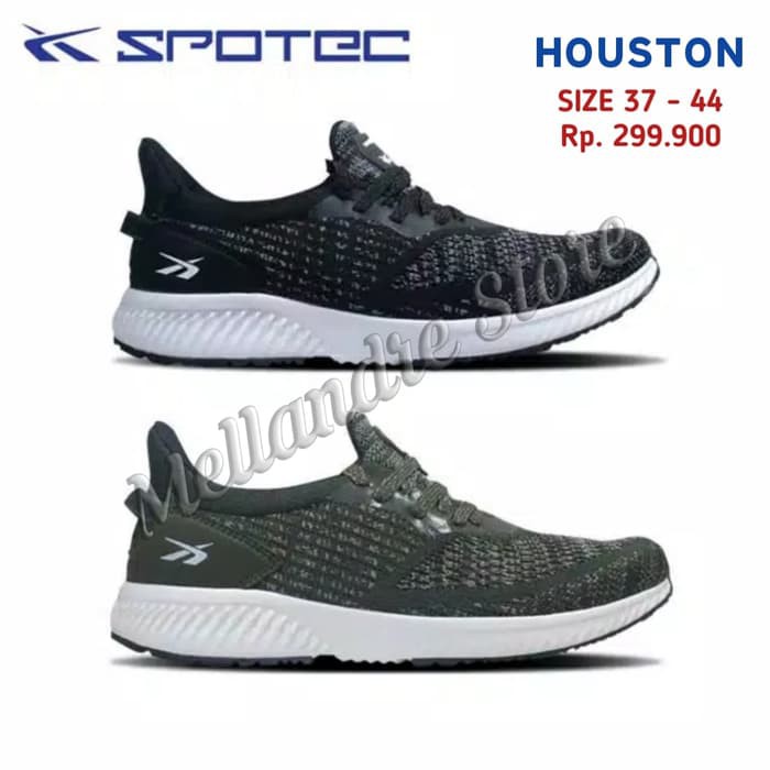 Promo Murah LabibVieza   SPOTEC HOUSTON - SEPATU RUNNING SEPATU LARI SEPATU SEKOLAH PRIA WANITA