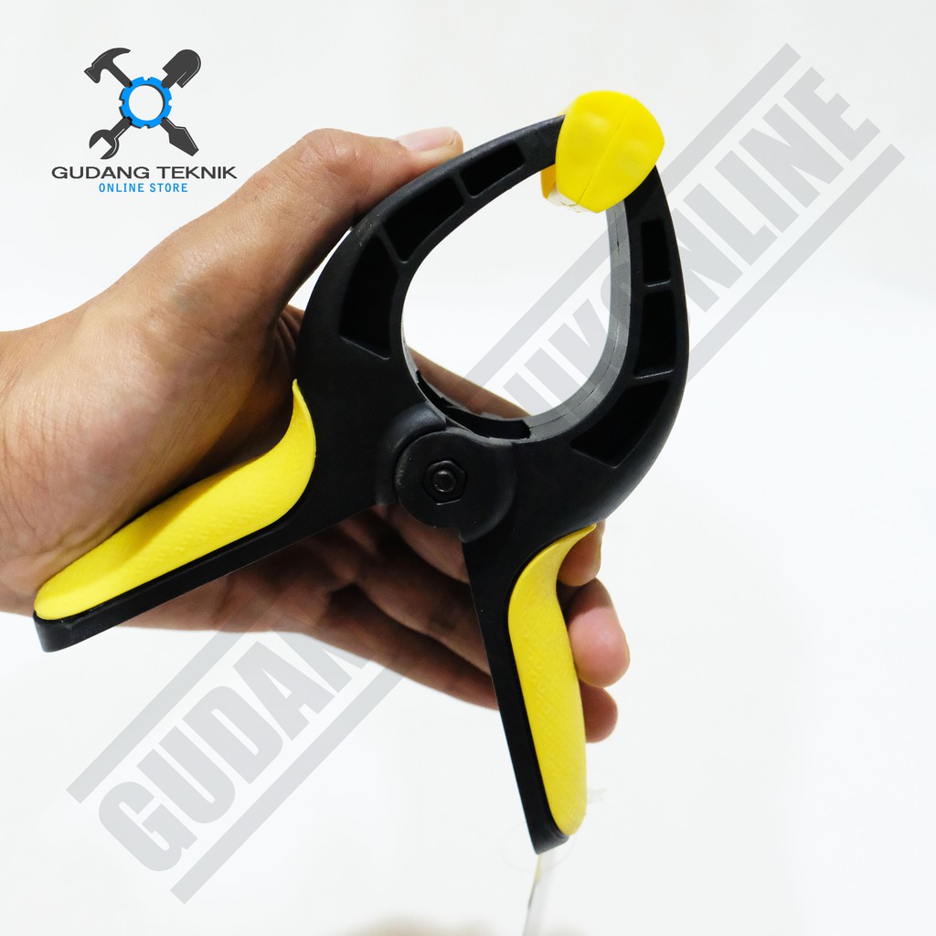 SOLID Spring Clamp Klem 3&quot; 4&quot; 6&quot; Nylon Alat Penjepit Kayu Besi - Klip Penjepit 3 inch 4 inch 6inch