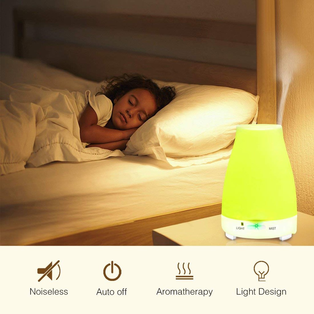 Essential Aroma Diffuser Ultrasonic 7 LED Color with REMOTE 200ML