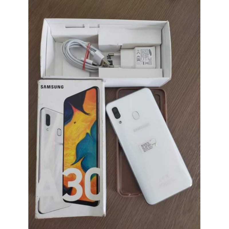 Jual Handphone HP Bekas Samsung A30 Ram 4/64gb Fullset HP Seken Second