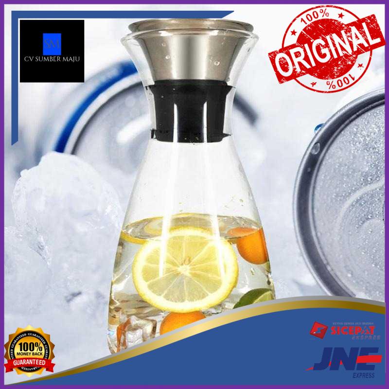 HAIMAITONG Botol Air Minum Kaca Tea Pot Pitcher 1500ML - H202