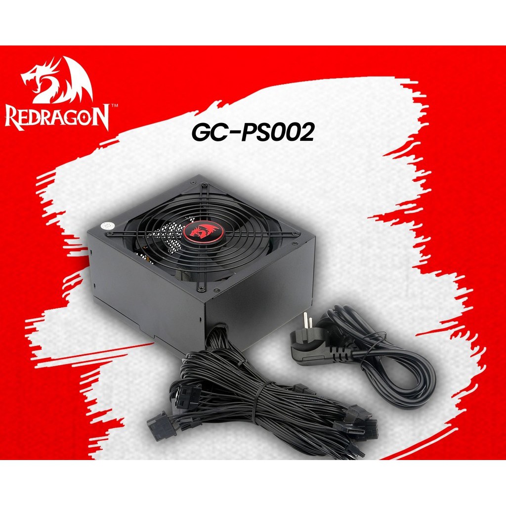 Power Supply Pc Redragon 600W 80+ bronze RGPS Full Range modular GC-PS002 - Psu 80 plus 600 watt