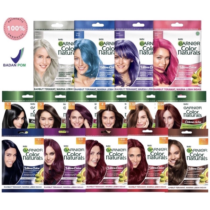 Image of GARNIER HAIR COLOR NATURAL// SEMIR RAMBUT GARNIER KEMASAN SACHET #0