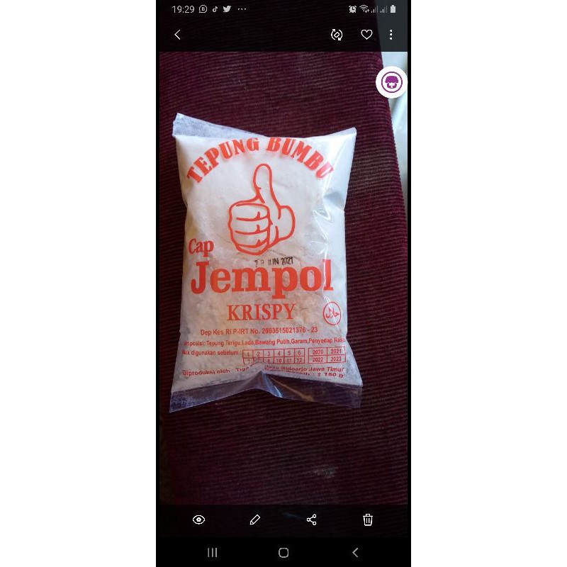 

tepung bumbu jempol