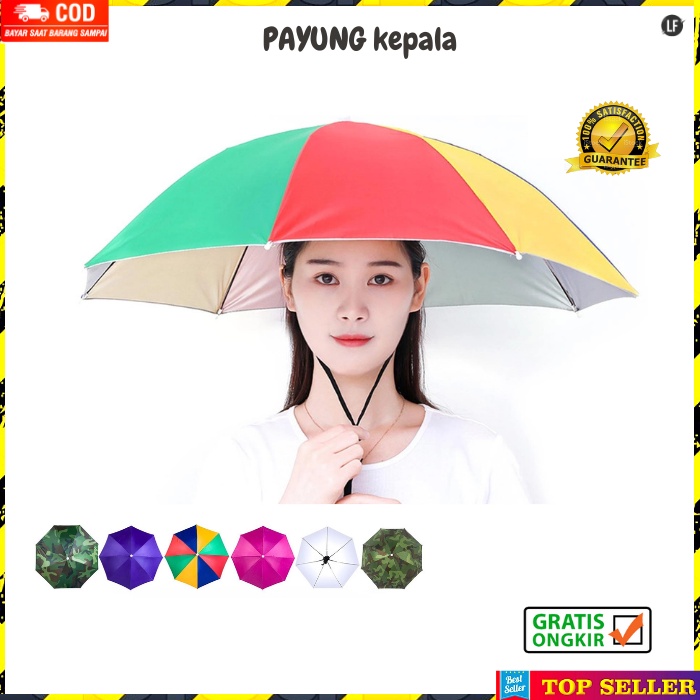 PAYUNG KEPALA PANCING KEKINIAN UMBRELLA PRIA WANITA TERBARU T1