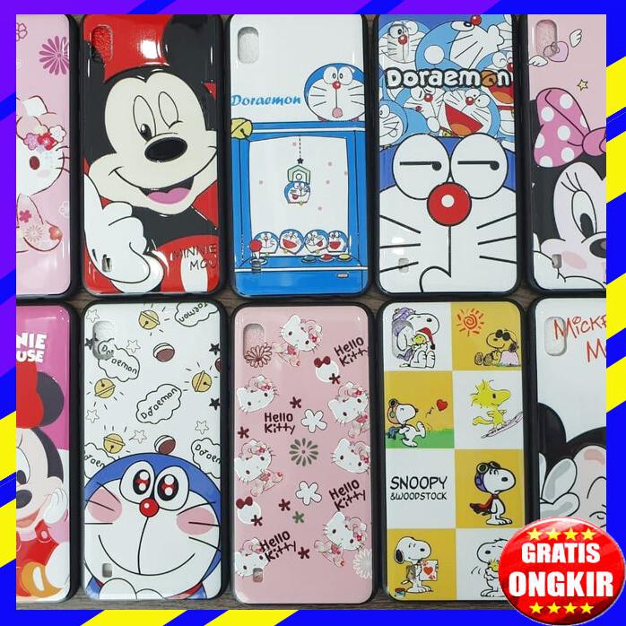 ACC HP OPPO F11 PRO CASE DISNEY FUZE DORAEMON SCOOPY HELLOKITY MICKEY
