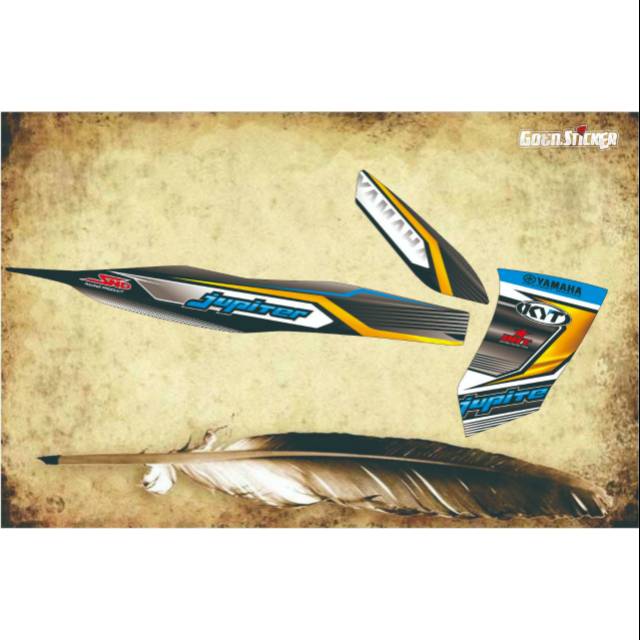 Striping Variasi Motor Yamaha Jupiter Z lama