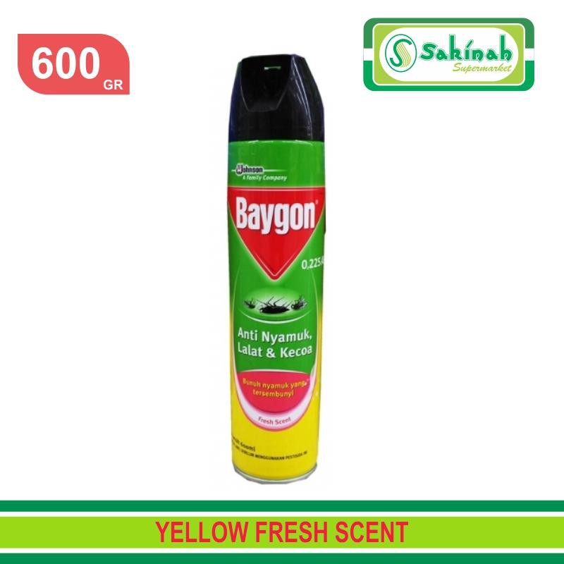 BAYGON YELLOW FRESH SCENT 600 ML