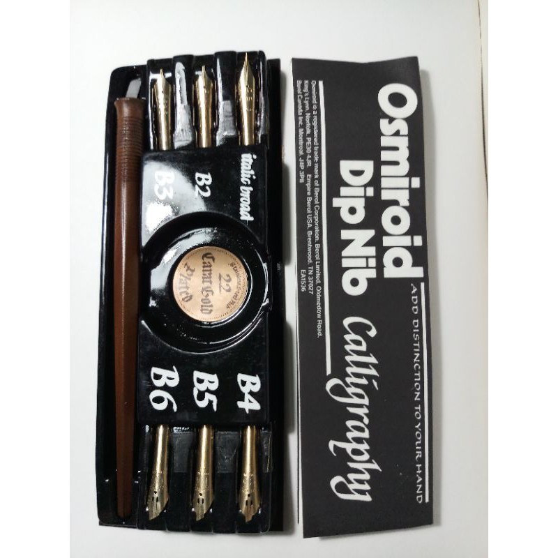 

osmiroid dip calligraphy pen (KEMASAN RUSAK LIHAT GAMBAR KE-2)