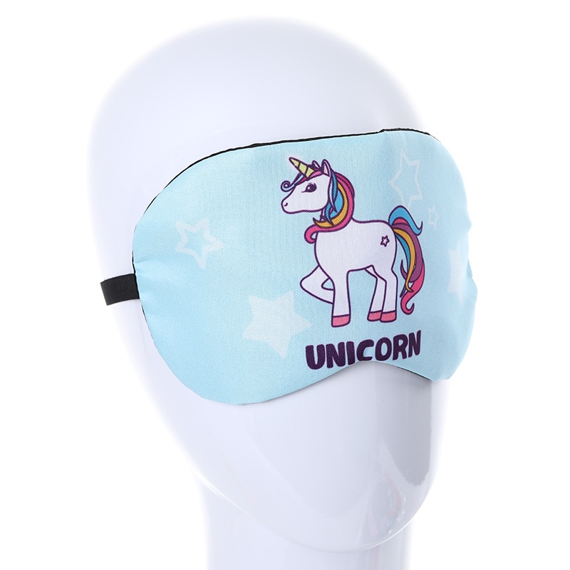 Penutup Mata Tidur Anak Motif Unicorn Masker Mata Tidur