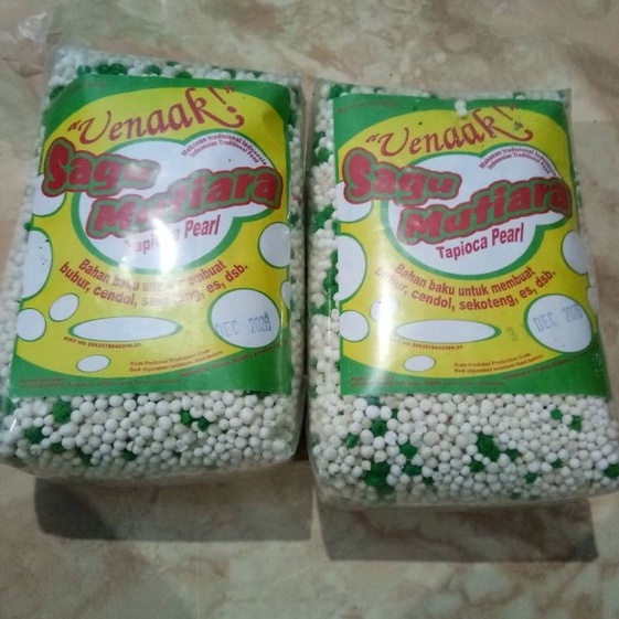 

[ BISA BAYAR DITEMPAT ] MUTIARA Sagu 500Gr Mutiara HIJAU Enak dan Sederhana Mutiara Tapioka Hijau cap uenaak murah lezat serbaguna