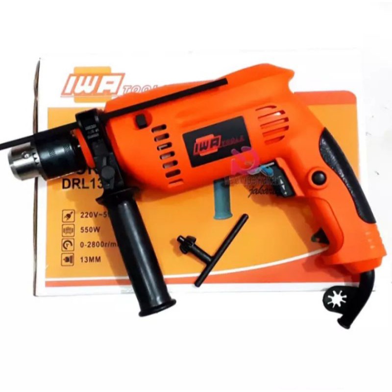 IWA Impact Drill DRL 13 Mesin Bor Beton Tembok 13mm