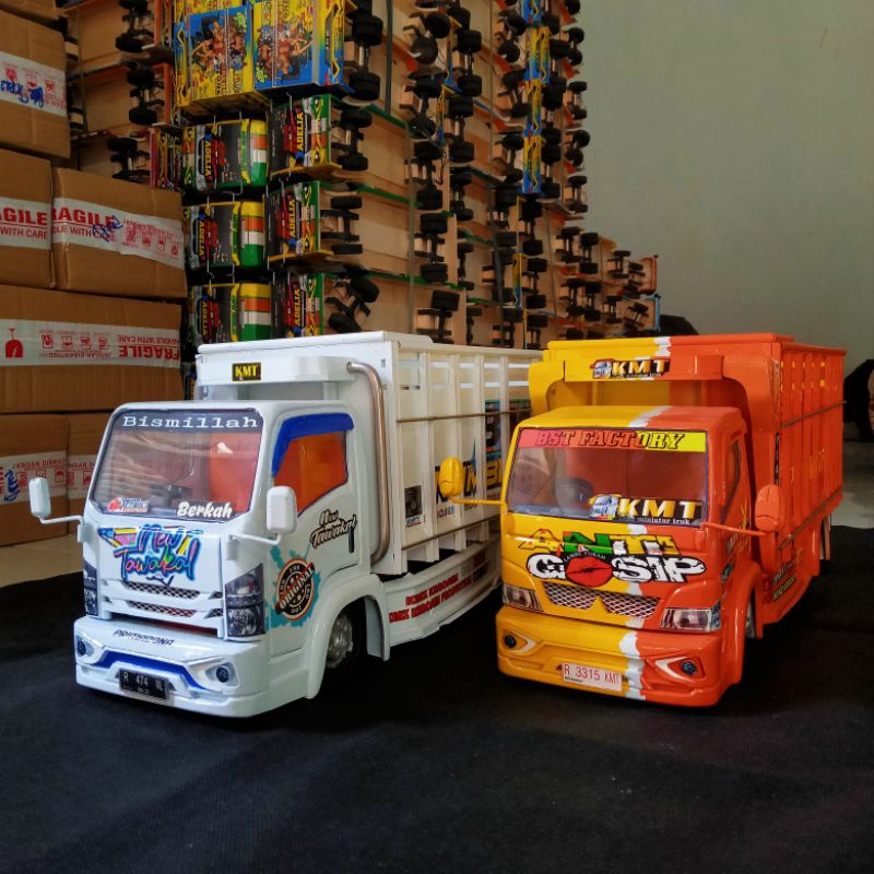 Jual Mainan Miniatur Truk Oleng Bahan Pvc Pipa Stenlaist Model New