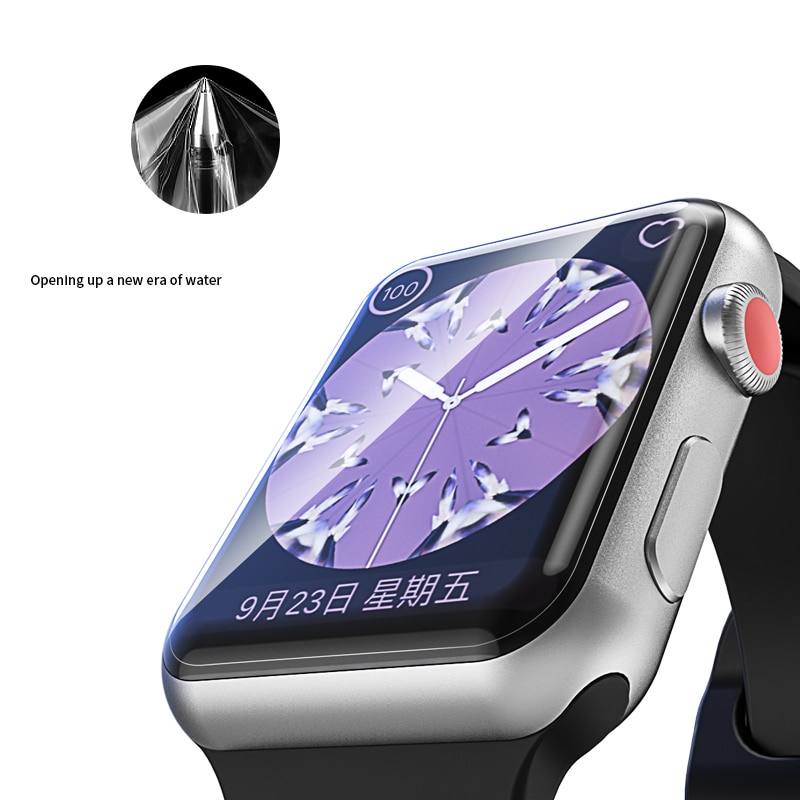 Pelindung Layar Hidrogel Untuk iWatch Seri 7 6 5 4 3 2 7 4 5 6 41mm 45mm 44mm 40mm 44mm