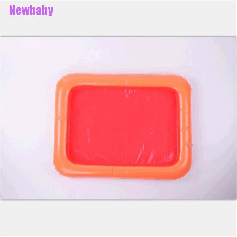 (Newbaby) Mainan Nampan Tiup Bahan Plastik Untuk Anak Bermain Pasir / Clay
