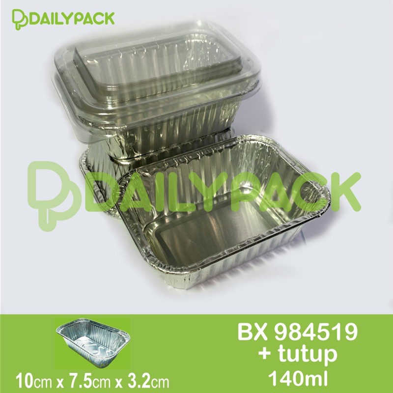 ALUMINIUM FOIL CUP BX 984519 + TUTUP MIKA