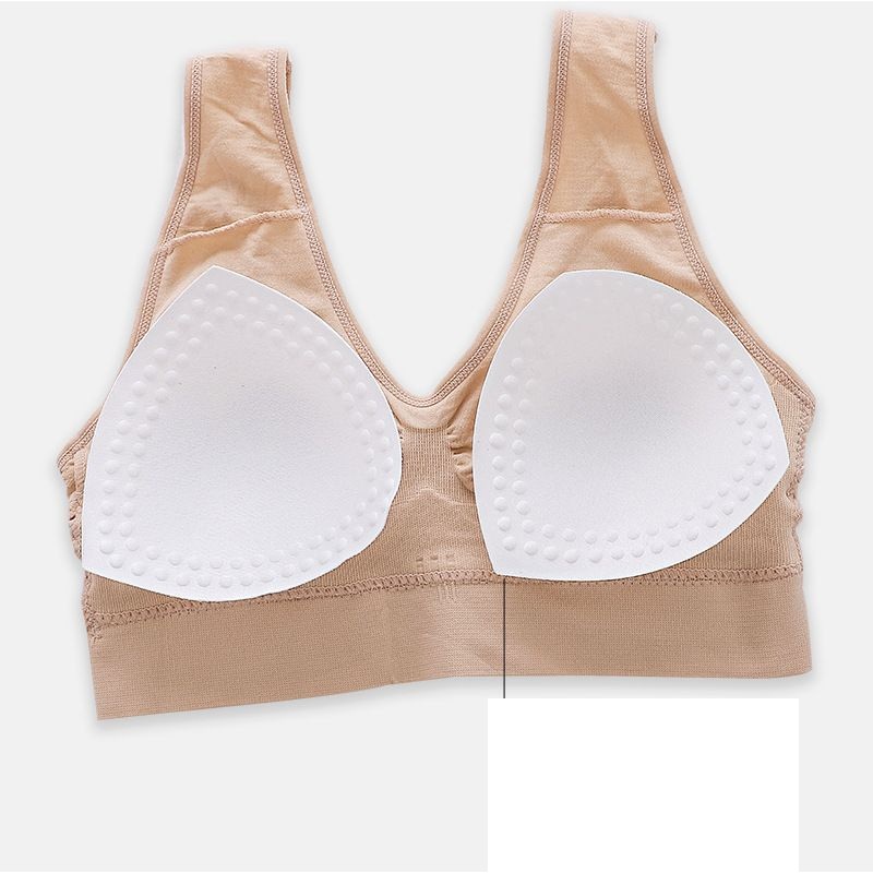Victoria Bra fashion wanita tanpa kawat bh pakaian dalam wanita Motif Belakang Jaring 1098