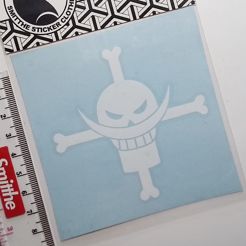 Stiker One Piece White Beard Cutting Sticker