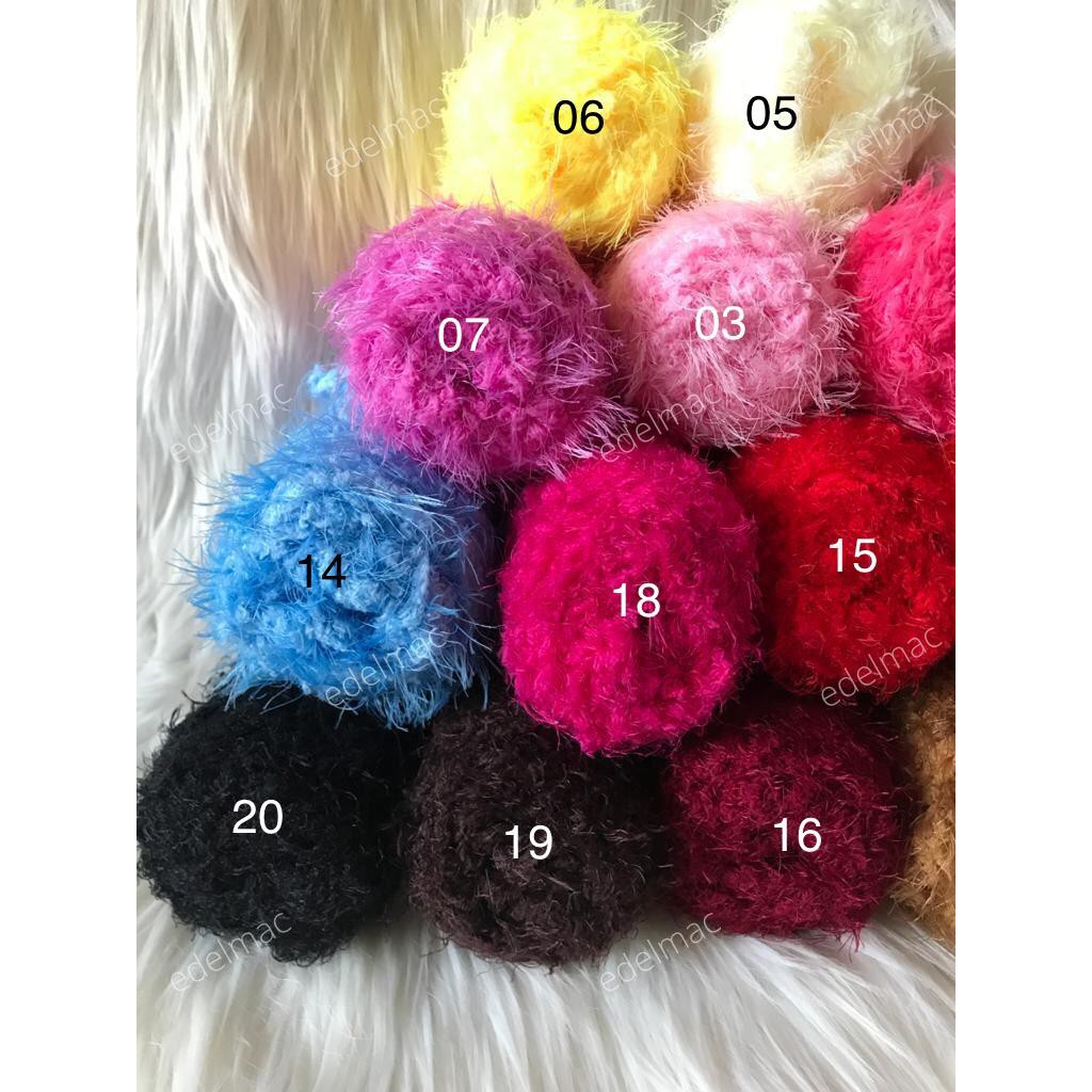 Tali Benang Rajut Bulu Halus Import Cashmere Plush Yarn