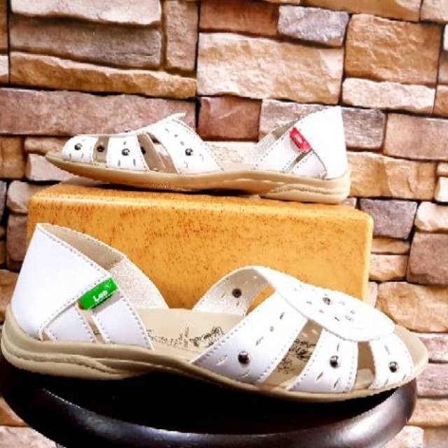 SALE HABIS LeeShoes Flatshoes cewek putih kode WT.PFlat Shoes