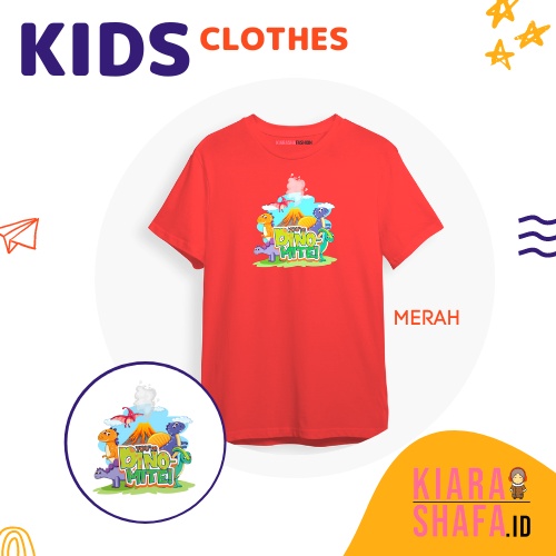 Kiarashafa - Baju Anak / Kaos Anak Dino-mite