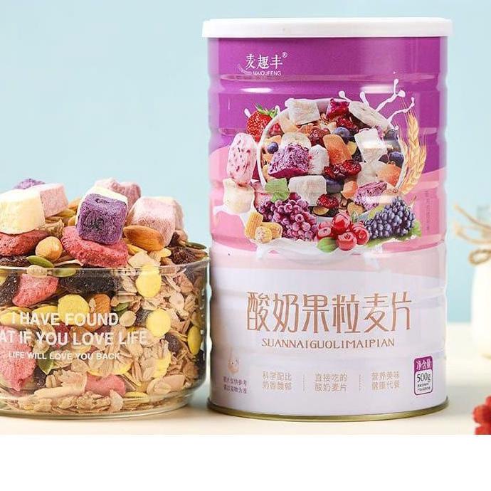 

PROMOSI !! 9.9 [COD] Oatmeal suannai yogurt mix fruit cemilan china IMPORT 麦片 麦趣风 麦片 CEREAL maiqufeng. [KODE 859]