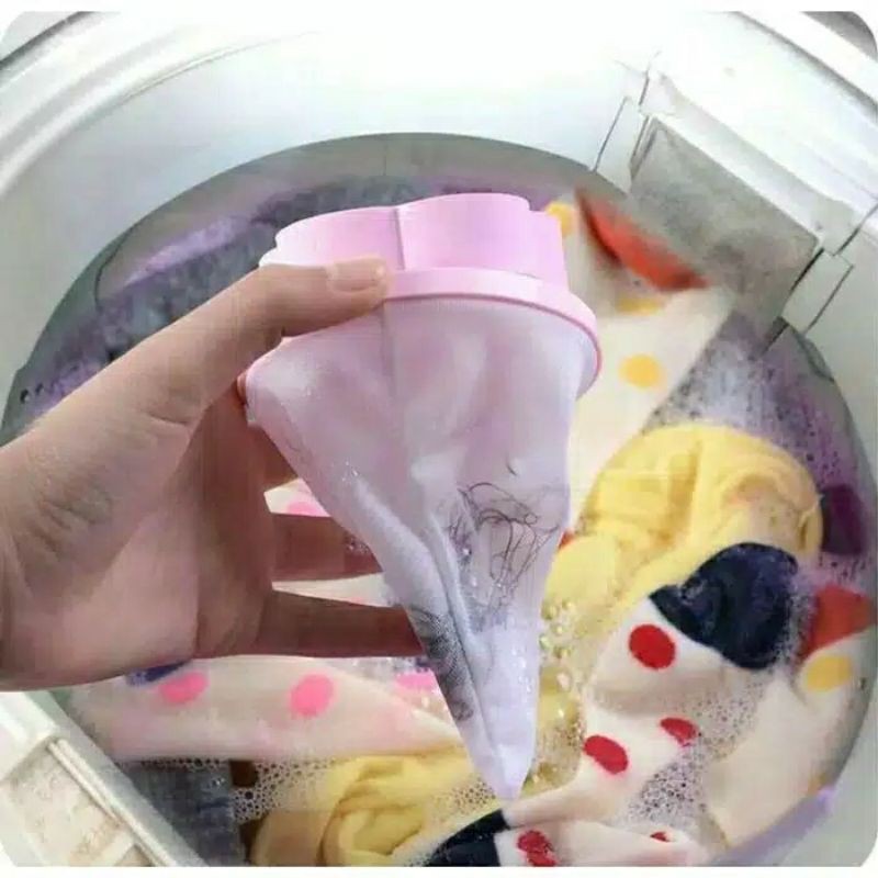 Laundry Filter Ball Floating Bag Net Washing Machine Filter Mesin Cuci Baju