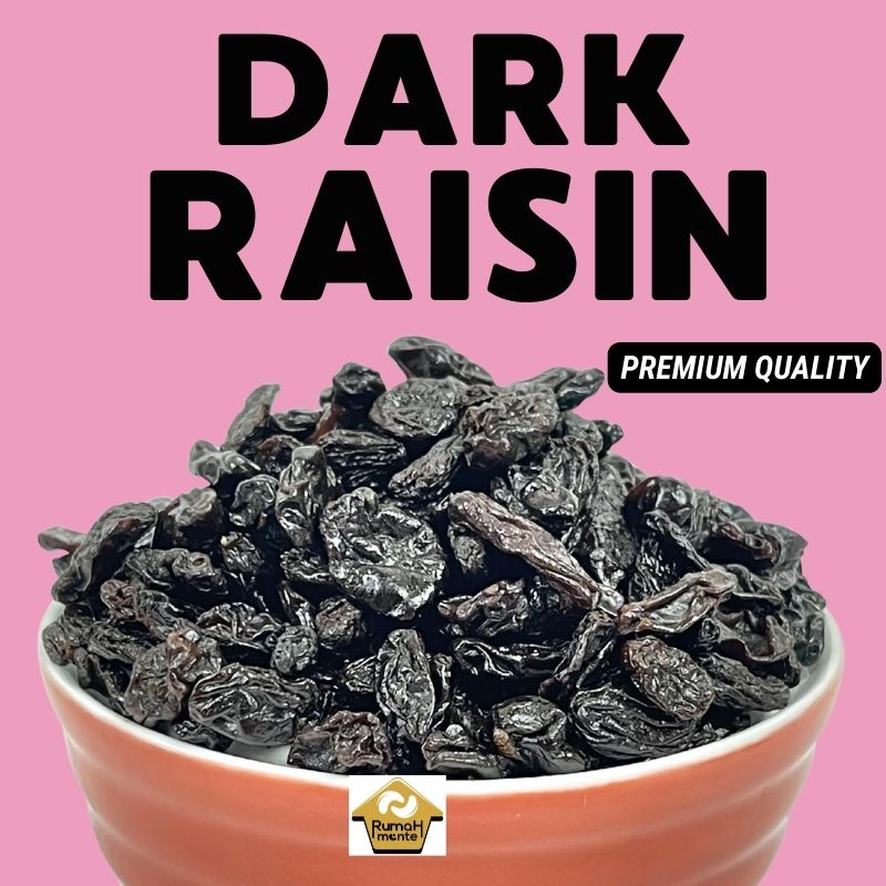 

DARK RAISIN 200GR KISMIS HITAM (CEMILAN DIET BUAH KERING)