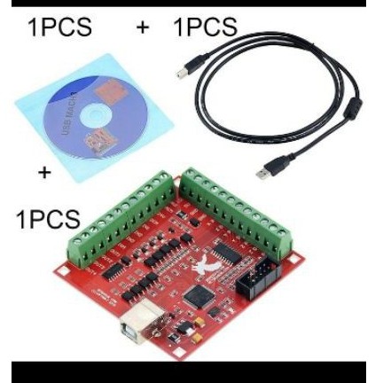 CNC MACH3 controller interface mach3 controller plasma router laser komplit breakout board 4 axis