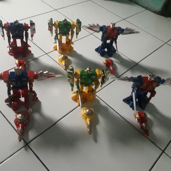 Omocha | Transfomer Pesawat Jumpstarter Kw Jadul, Harga Satuan. Megazord Rare Kekinian Terlaris