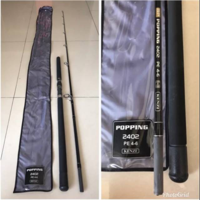Joran kenzi popping 240 cm pe 4-6