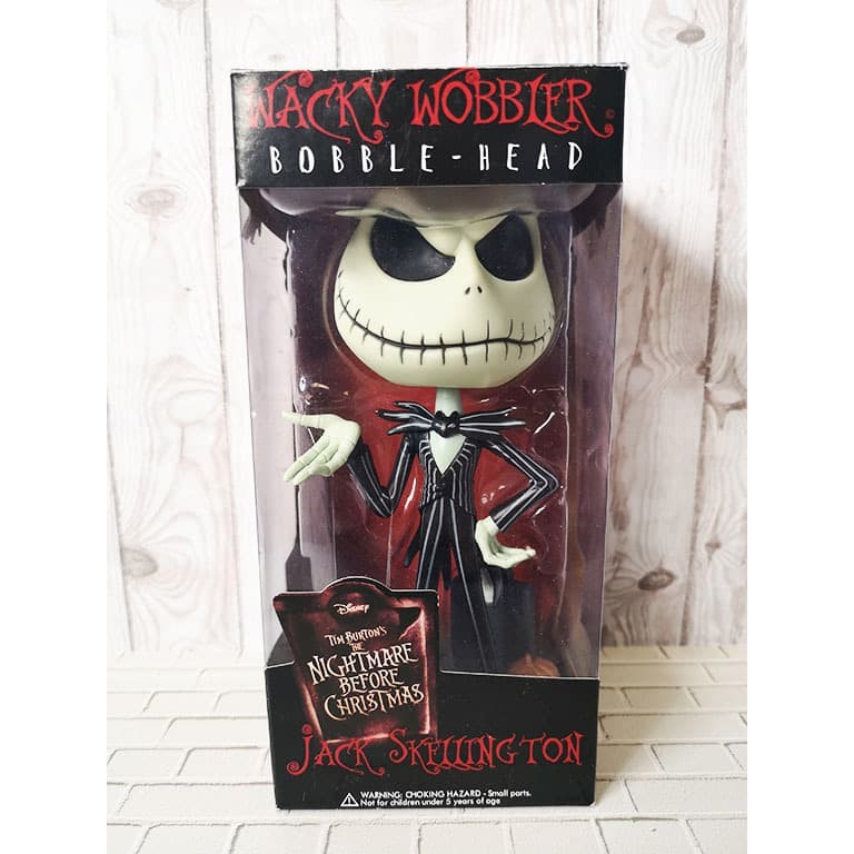 Pajangan Wacky Bobble Head Jack Skelington Kepala bisa goyang