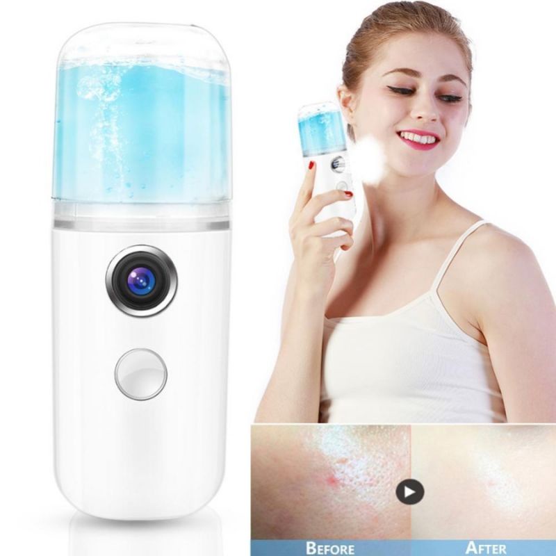 [BISA COD] NANO SPRAY PORTABLE MINI USB/MIST SPRAYER PELEMBAB WAJAH PERAWATAN WAJAH